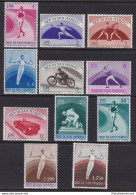 1954-55 SAN MARINO, N° 409/418 + A Serie Di 11 Valori MNH/** - Nuevos