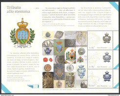 2012 San Marino , Patrimonio Mondiale Unesco , BF 118 MNH** - Blocks & Sheetlets