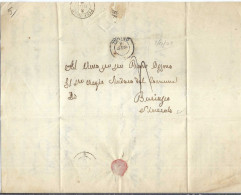 ITALIE Préphilatélie 1849: LAC De Torino Pour Pinerolo Taxée 4 - 1. ...-1850 Prephilately