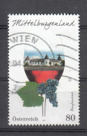 Oostenrijk 2016 Mi Nr 3279, Mittelburgenland, Wijn - Used Stamps