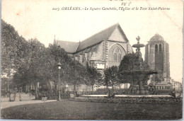 45 ORLEANS - Le Square Gambetta, Eglise Et St Paterne  - Orleans