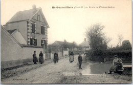 77 HERBEAUVILLIERS - La Route De Chateaulandon. - Otros & Sin Clasificación