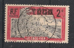 TOGO - 1924 - N°YT. 125 - Cocotier 2c Rose-rouge - Oblitéré / Used - Oblitérés