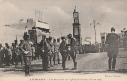 Morocco - Maroc - Maghreb - Casablanca - Une Decoration Sur La Place De France - 15 Fevrier 1916 - Military - Casablanca