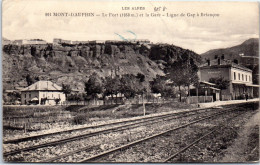 05 MONT DAUPHIN - Le Fort Et La Gare, Ligne De Gap A Briancon  - Autres & Non Classés