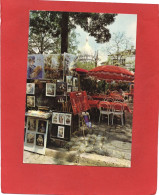 75-----PARIS--Montmartre La Place Du Tertre, Au Fond, Le Sacré-Coeur--voir 2 Scans - Port Grimaud