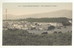 66/CPA - Prades - Coté Occidental Et La Vallée - Prades