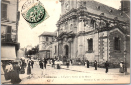 77 FONTAINEBLEAU - L'eglise, La Sortie De La Messe  - Fontainebleau