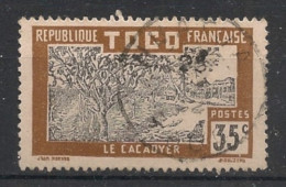 TOGO - 1924 - N°YT. 133 - Cacaoyer 35c Brun - Oblitéré / Used - Used Stamps