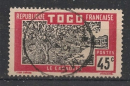 TOGO - 1924 - N°YT. 135 - Cacaoyer 45c Rose-rouge - Oblitéré / Used - Gebraucht