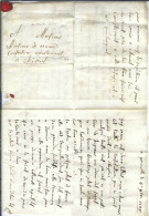 FRANCE Préphilatélie 1739: LAC De Grenoble (Isère) Pour Chirens (Isère) En Franchise - 1701-1800: Precursors XVIII