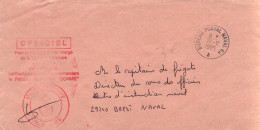 ENVELOPPE AVEC CACHET DU PETROLIER RAVITAILLEUR SOMME LE 24/12/1995 - SIGNATURE - Correo Naval