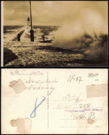 Ansichtskarte Norderney Sturmflut 1928 - Norderney