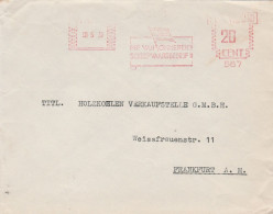 Niederlande Brief Mit Freistempel Phs Van Ommeren's Scheepvaartbedrijf NV Rotterdam 1936 20 Cent - Machines à Affranchir (EMA)