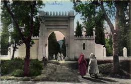 TLEMCEN  Femmes Venant Du Cimetière Colorisée RV - Tlemcen