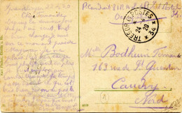 Cachet Trésor Et Poste 34 Et Régiment D'artillerie Cad 24 4 1920 - Cauchy -  Bad Kreunach Gefamtanficht - Guerre De 1914-18