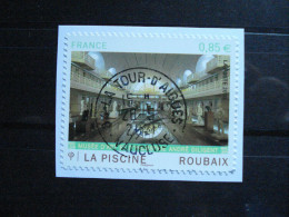 467 La Piscine   Roubaix Oblitéré Avec Cachet Rond ****** Année 2010 - Gebraucht