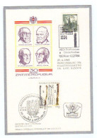 Österreich, 1975, Ersttag "30 Jahre Zweite Republik" A. Karton Sowie Vignette Mit 4 Bundespräsidenten (11083L) - FDC