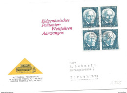 270 - 82 - Enveloppe Avec Oblit Spéciale "Eidgnössisches Pontonier-Wettfahren Aarwangen 1964" - Poststempel