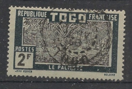 TOGO - 1924 - N°YT. 142 - Palmiste 2f Bleu-noir - Oblitéré / Used - Usados