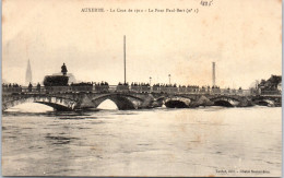 89 AUXERRE - Crue De 1910, Le Pont Paul Bert  - Auxerre