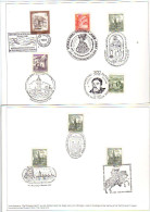 Österreich, 1983, Mappe Mit 8 Briefmarken Innen(Mi.1111/4x, 1232, 1102, 1112, 1476) Und 8 Versch. SStpl.; (11085L) - Cartas & Documentos