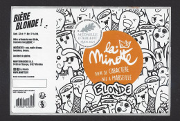 Etiquette De Bière Blonde  -  La Minotte    -   Brasserie Minot à Vitrolles   (13) - Beer