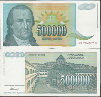 JUGOLAWIEN - YUGOSLAVIA - 500.000 DINARA 1993 - EBC - SEHR SCHON - VERY FINE - Jugoslawien