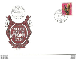 142 - 47 - Enveloppe Avec Nouveaux Cachets à Date 3711 Griesalp 1979 - Postmark Collection