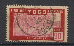 TOGO - 1926-27 - N°YT. 146 - Cacoyer 90c Carmin - Oblitéré / Used - Usados
