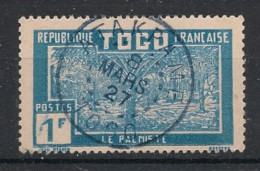 TOGO - 1926-27 - N°YT. 147 - Palmiste 1f Bleu - Oblitéré / Used - Usados