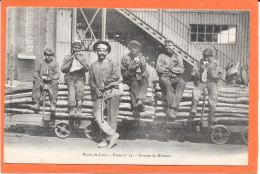 METIERS - Mines, Mineurs  - Mines De LENS. Fosse 12. Groupe Mineurs - Miniere