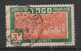 TOGO - 1926-27 - N°YT. 149 - Palmiste 3f Vert - Oblitéré / Used - Gebraucht