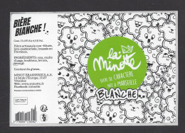 Etiquette De Bière Blanche  -  La Minotte    -   Brasserie Minot à Vitrolles   (13) - Bier