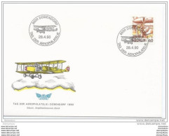 246 - 27 - Enveloppe Avec Oblit Spéciale "Journée De L'aérophilatélie 1990 Dübendorf" - Storia Postale