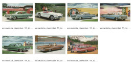 CPA-automobile_chevrolet 59_lot 7 Cartes - PKW