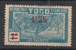 TOGO - 1926 - N°YT. 152 - Palmiste 1f25 Sur 1f Bleu - Oblitéré / Used - Usados