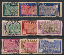 TOGO - 1928-38 - N°YT. 153 à 160 - Série Complète - Oblitéré / Used - Gebraucht