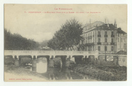 66/CPA - Perpignan - Le Nouveau Pont Sur La Basse - Perpignan