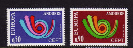 Andorre Francaise - 1973 - Europa   -Neufs** - MNH  - - Unused Stamps