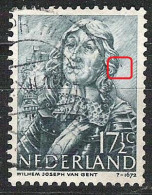 NEDERLAND NVPH 416 Met Plaatfout Blauwgrijs Vlekje Rechts Naast Hoofd.  Mast 416 PM1 - Errors & Oddities