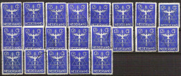 NEDERLAND NVPH 256 (21x) Voor Stempels Etc.   Cat.waarde € 14,70 - Used Stamps