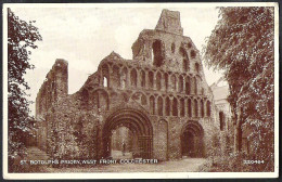 COLCHESTER St. Botolphs Priory, West Front Sent 1946 To Hougaerden (Belgium)  - Autres & Non Classés