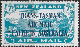 1934 New Zealand Airmail TRANS-TASMAN 1v. MNH SG N. 554 - Andere & Zonder Classificatie