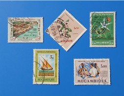 1957/60 - Mundifil 426 à 430 / Yvert 457 à 461. Oblitérés - Mozambique