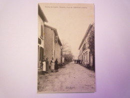 2024 - 1693  CORBAS  (Isère)  :  Route De Lyon , Grande Rue De Corbas   1917    XXX - Autres & Non Classés