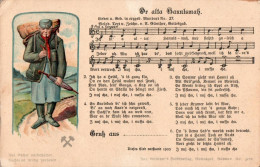 H2067 - Litho Anton Günther Liedkarte - Dr. Alta Hannlsmah ....Gottesgab Böhmen - Musik Und Musikanten