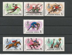 Hungary 1980 Olympic Games Moscow Y.T. A 429/A 435 ** - Nuevos