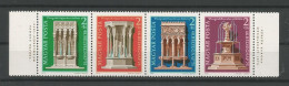 Hungary 1975 Monument Protection Strip Y.T. 2447/2450 ** - Nuevos