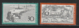 Bund Michel 746 - 747 Fremdenverkehr Helgoland Und Heidelberg ** - Unused Stamps